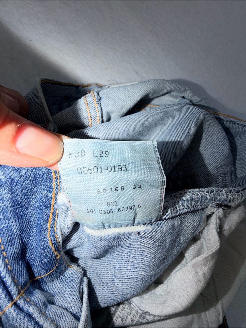 Refashioned VTG 501 War Patches ReFashioned Jeans - Picture 8 of 15